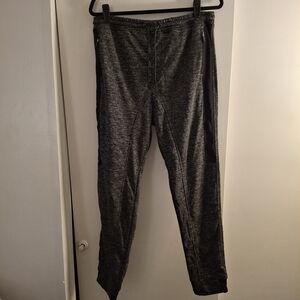 Split Performance Women's Charcoal Joggers with Black Accents